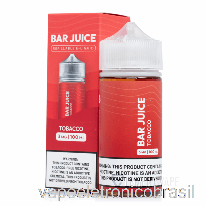 Vape Vaporesso Tabaco - Suco Em Barra - 100ml 3mg